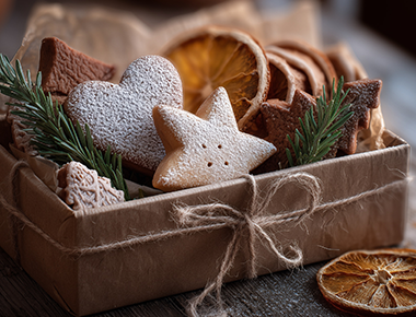 Boîtes design et sélection de condiments